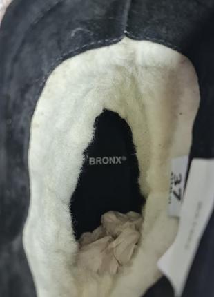 Жіночі зимові черевики, напівчоботи bronx оригінал нубук 36,37,40р. bx148410 фото