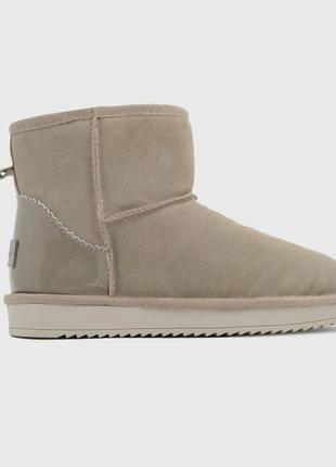 Сапоги теплые ugg mini light brown (мех)3 фото