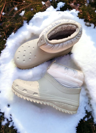 Утеплені чоботи crocs2 фото