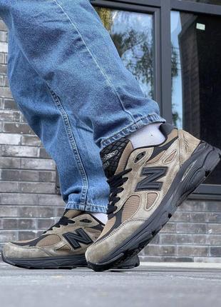 Кроссовки new balance 990v3 jjjound brown black9 фото