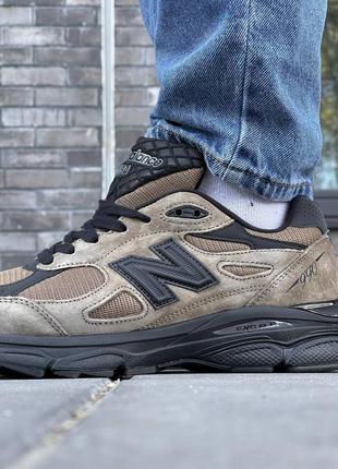 Кроссовки new balance 990v3 jjjound brown black6 фото