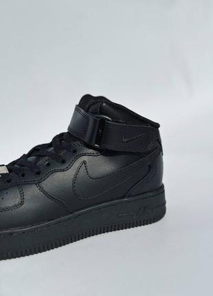 Nike air force high black premium2 фото