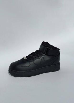 Nike air force high black premium3 фото