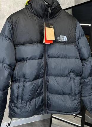 Зимняя мужская куртка пуховик оверсайз зимова пухова куртка пуховик the north face2 фото