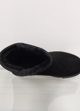 Женские зимние замшевые ботинки на платформе9 фото