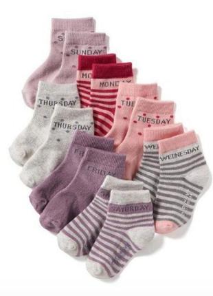 Шкарпетки антиковзні тиждень набір 7 пар для мальчикс для дівчинки
