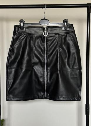 Спідниця еко-шкіра