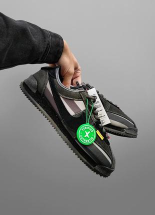 Мужские кроссовки nike cortez x union серые найк кортез весенние осенние (bon)1 фото