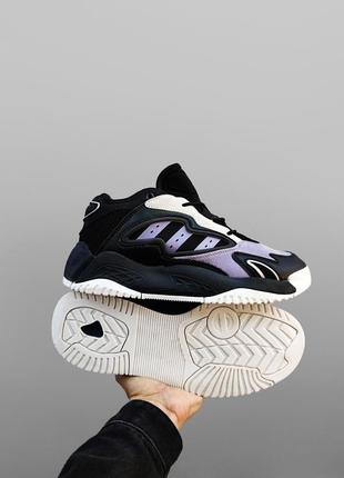 Мужские кроссовки adidas streetball 2.0 замшевые спортивные черные с фиолетовым адидас стритбол (bon)6 фото