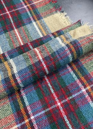 Палантин шарф в клетку