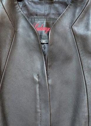 Кожаный пиджак куртка m l5 фото