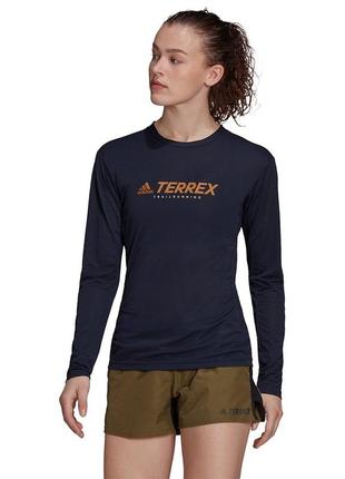 Лонгслів adidas terrex primeblue trail long sleeve t-shirt💣