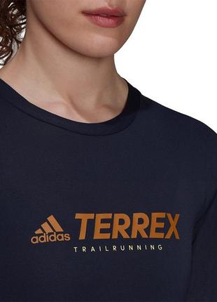 Лонгслів adidas terrex primeblue trail long sleeve t-shirt💣2 фото