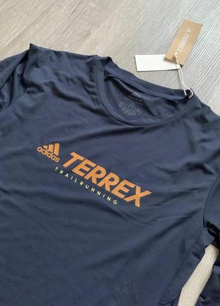 Лонгслив adidas terrex primeblue trail long sleeve t-shirt💣1 фото