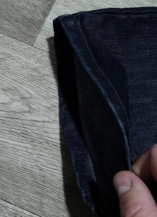Мужские джинсы / next / штаны / брюки / мужская одежда / темно-синие джинсы /4 фото