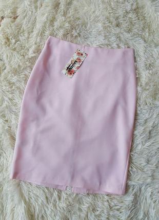 Міні-спідниця туреччина легка ніжно-рожевого кольору є забруднення потрібно прання2 фото