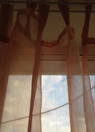 Готовая штора из органзы6 фото