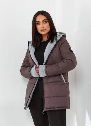 Жіноча зимова куртка 💛💙у кольорах4 фото