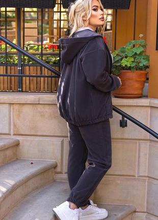 Стильний костюм прогулянки. джогери+ худі оверсайз.