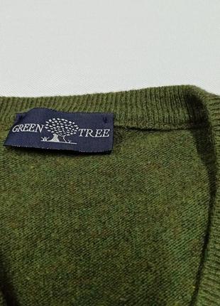 ✅вовняний пуловер/ідеальний/green tree2 фото