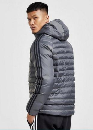 Пуховик adidas padded jacket оригинал!4 фото