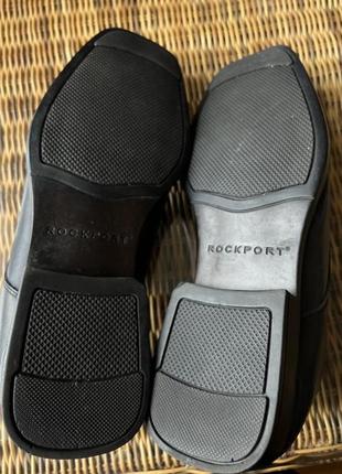Кожаные туфли rockport genuine leather оригинальные черные