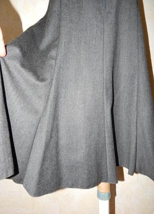 Шерстяная длинная юбка-годе5 фото
