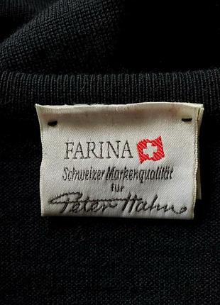 Люксовый свитер джемпер 85 % mеrino lana wool +15 % silk peter hahn 22 uk