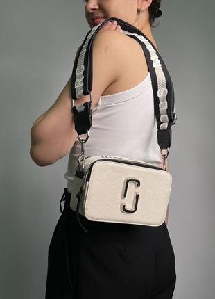 Популярная молодежная женская сумка в светлом цвете люксова модель марк джейкобс.    marc jacobs2 фото