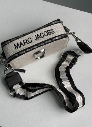 Популярная молодежная женская сумка в светлом цвете люксова модель марк джейкобс.    marc jacobs5 фото