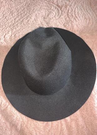 Черная классическая женская шляпа