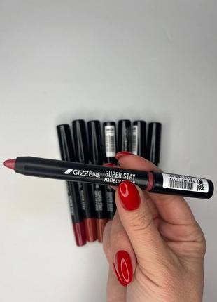 Матовая помада super stay matte lip crayon2 фото