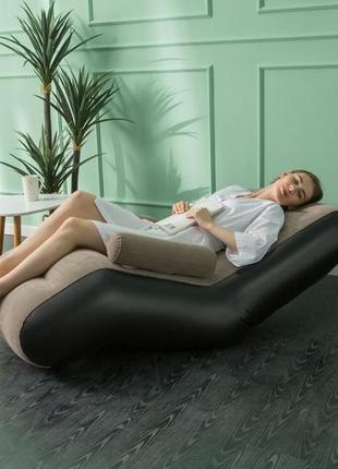 Надувной s-образный ленивый диван, надувная мебель для дома bf7 фото