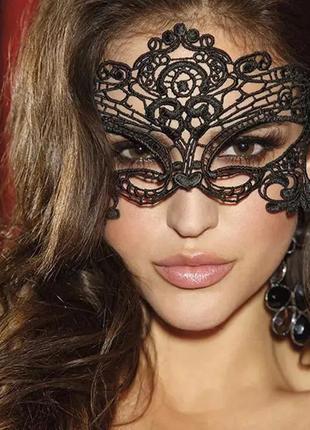 Карнавальная, венецианская, кружевная на хеллоуин маска1 фото