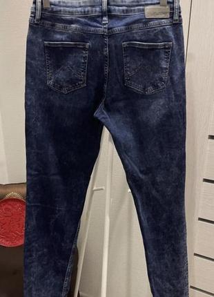 Чудові темно сині скіні джинси mustang, оригінал 31, m-l4 фото