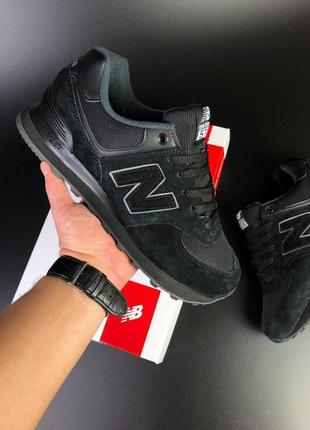 Р.41-46 кросівки new balance 574 чорні