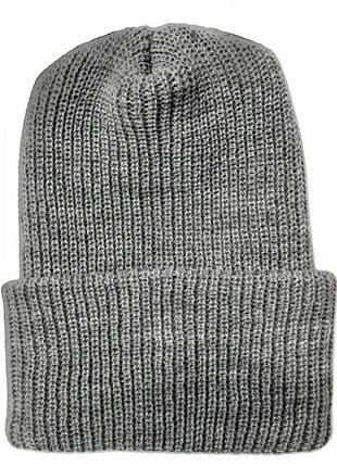 Шапка сіра made in usa light gray,під замовлення.акріл.