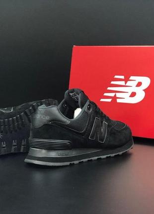 Р.44-46 кроссовки new balance 574 черные6 фото