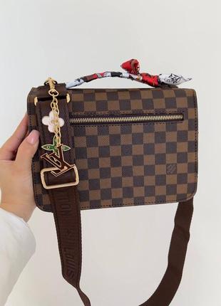 📍 небольшой дефект 📍 сумка lv pochette new brown3 фото