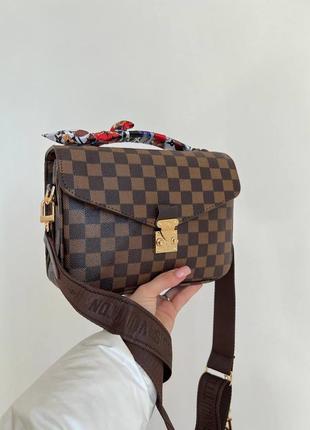 📍 небольшой дефект 📍 сумка lv pochette new brown5 фото