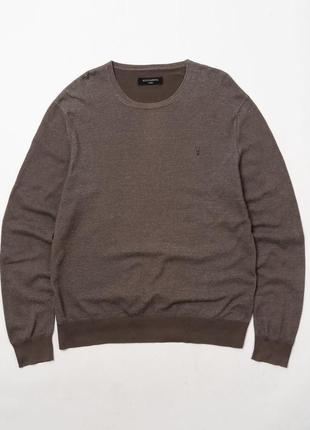 Allsaints moto crew sweater мужской свитер