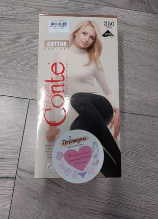 Колготы женские conte cotton 250 den