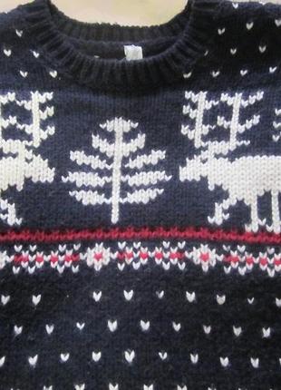 Симпатичный свитер  .состав котон, шерсть3 фото