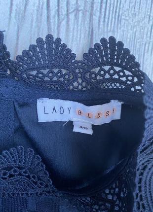 Блузка lady blush l (40)6 фото