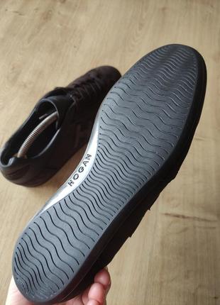 Фірмові чоловічі шкіряні кросівки hogan, італія, р.41.