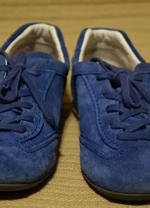 Легенькие темно-голубые фирменные замшевые кроссовки hogan италия 39 р2 фото
