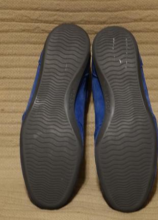 Легенькие темно-голубые фирменные замшевые кроссовки hogan италия 39 р9 фото
