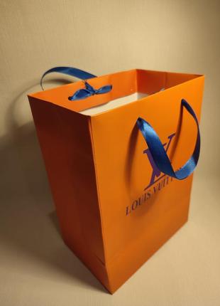 Фірмовий пакет під сумку взуття або гаманець помаранчевий 🍊 під стиль луї віттон в стилі louise vuitton3 фото