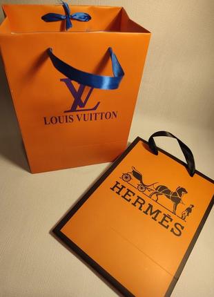 Фірмовий пакет під сумку взуття або гаманець помаранчевий 🍊 під стиль луї віттон в стилі louise vuitton6 фото