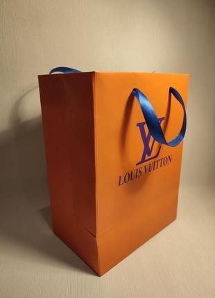 Фірмовий пакет під сумку взуття або гаманець помаранчевий 🍊 під стиль луї віттон в стилі louise vuitton2 фото